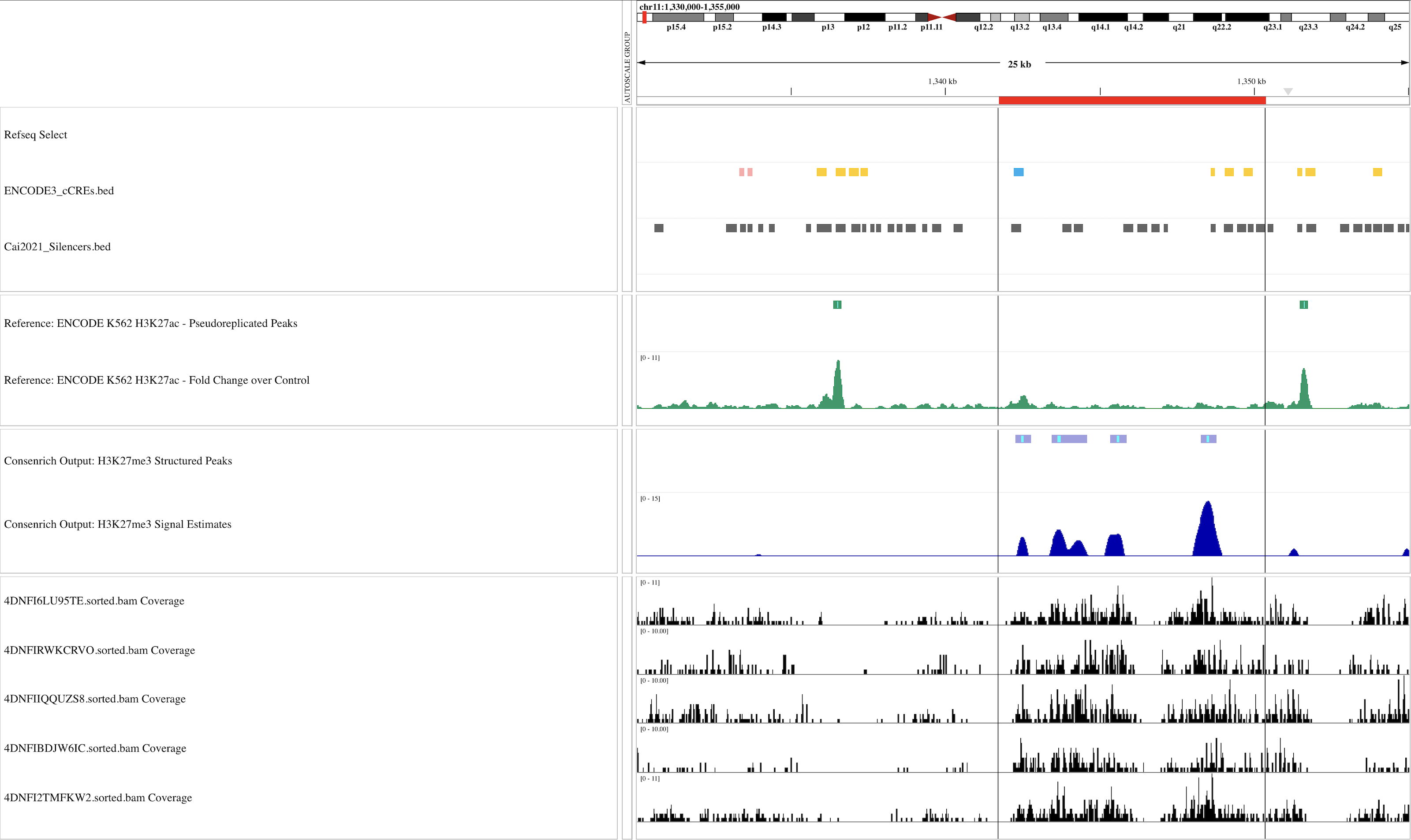IGV Browser Snapshot H3K27me3
